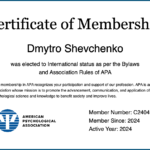APA-Certificate